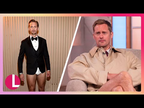 Alexander Skarsgård on Murderbot, Red Carpet Style & Why AI Terrifies Him | Lorraine