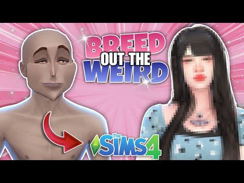 Breed Out The WEIRD!! Sims 4 CAS Challenge