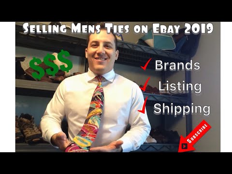 Complete Guide to selling Men's Ties on EBAY 2021