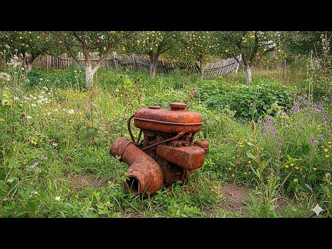 Genius Boy Shocks the Entire Village by Reviving a Gasoline Water Pump After Nearly 100 Years