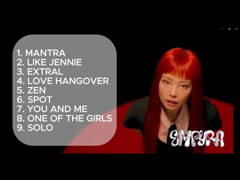 JENNIE SONG PLAYLIST