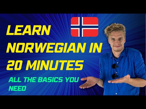 All the basics you need to speak Norwegian (with clear pronunciation)🇳🇴