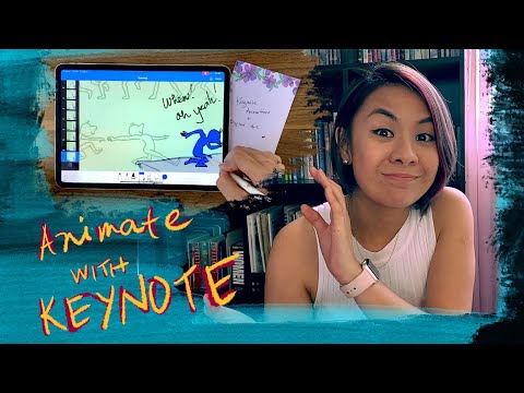 Drawing animation on Keynote with iPad