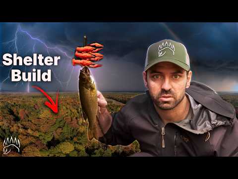 Solo Survival with No Food or Tent in Thunderstorm