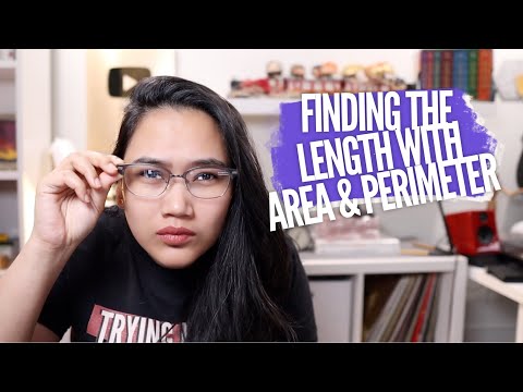 How to find the length and width using the area and perimeter of a rectangle