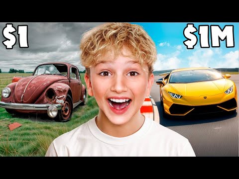 $1 VS $1,000,000 CAR!