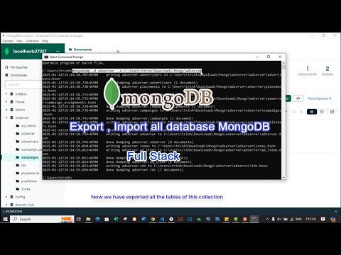 How to export database in mongodb compass [Full Stack 2025]