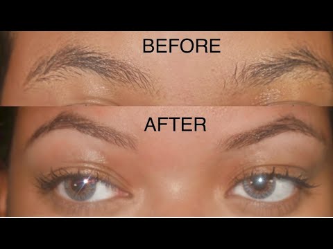EYEBROW TRIMMING TUTORIAL AT HOME ( HIGHLY REQUESTED NO WAX OR CHEMICALS)| Safiya Bae