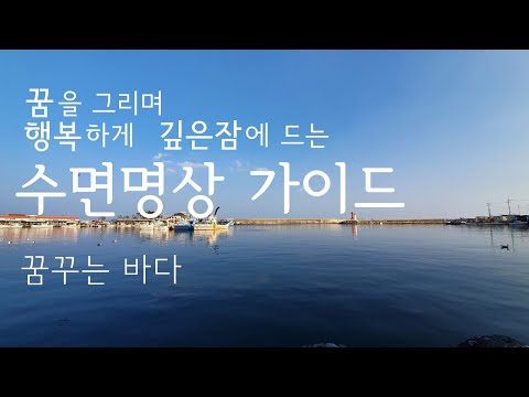 하루의 피로를 녹이고 숙면에 드는 수면유도 명상가이드🌙 꿈을 이루어주는 바다
