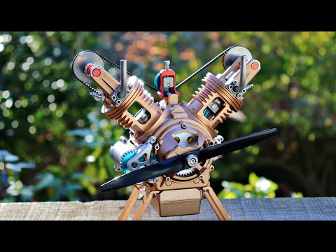 V-Twin Model Engine Build - All Metal Mini Engine