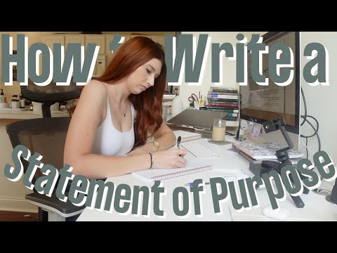How to Write a Statement of Purpose for Grad School Applications (Masters/PhD Advice)