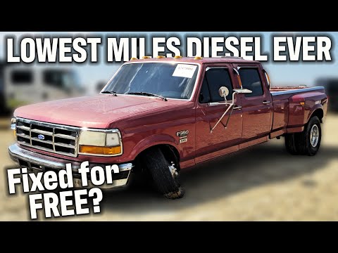 I Bought the Lowest Mileage Diesel Ever… Can We Build Our Tow Pig for FREE?
