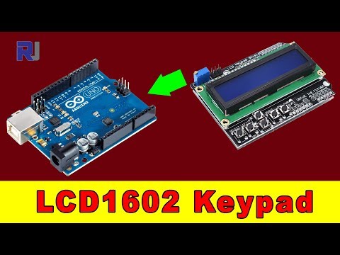 Using 1602 LCD kaypad shield for Arduino RJT014