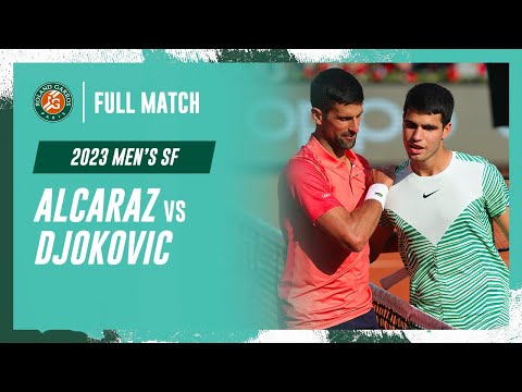 Djokovic vs Alcaraz 2023 Men's semi-final Full Match | Roland-Garros