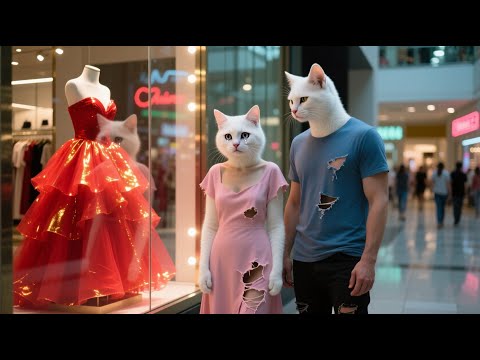 "The Heartbreaking Life of a Poor Cat Couple | A Touching Story"