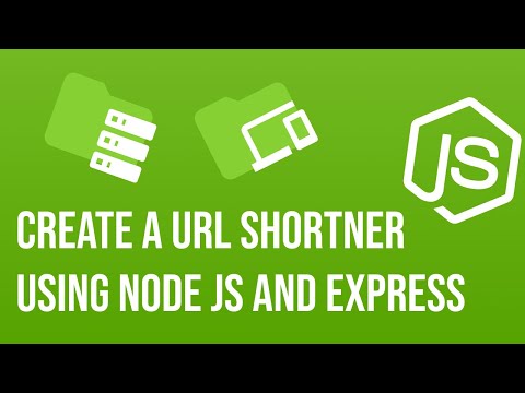 Create a URL shortener using Node JS and Express