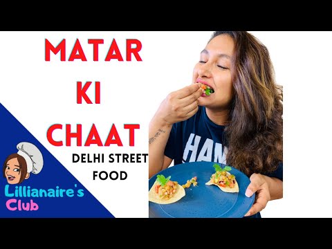 Matar Chaat Street | Food- (with raw mango).