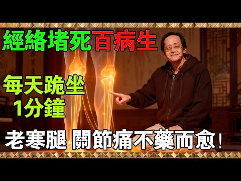 倪海廈：人老腿先衰，經絡堵死百病生！每天這樣坐一分鐘，老寒腿、關節痛不藥而愈！#倪海廈 #倪師 #經絡 #養生 #中醫 #排毒 #氣血 #痰濕 #瘀血 #老年健康 #健康養生
