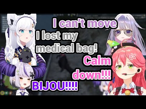 Laplus, Bijou, Miko, Fubuki Accident PEAK COMEDY in HoloGTA!!!!!!