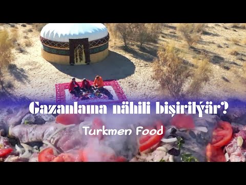 Turkmen Food| Darganata Gazanlama naharynyñ bişirlişi|