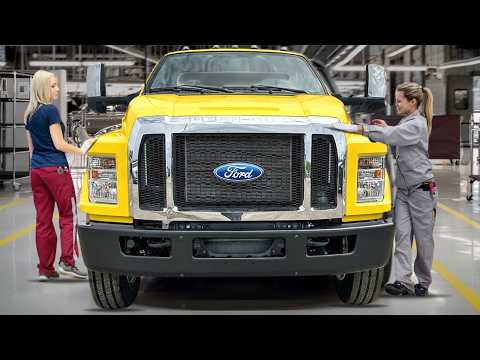 Inside Ford F-650 & F-750 US Factory – Manufacturing process from Start to Finish