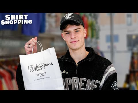 ALEX SCOTT Goes Shopping For CLASSIC Football Shirts - Shirt Shopping