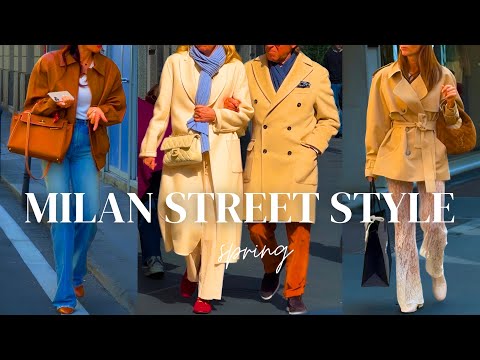 What People Are Wearing in Milan This Spring 🌸 Chic Street Style and Luxury Outfits at +16°C