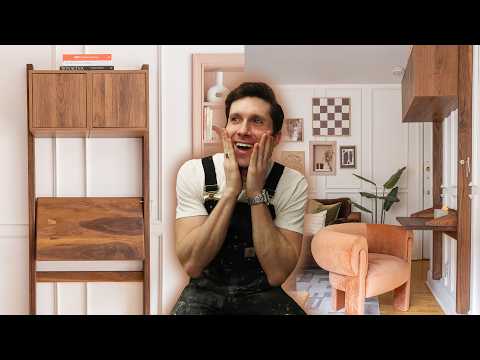 I DIY'd the perfect small space desk