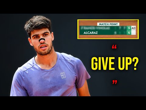 Carlos Alcaraz was ONE POINT Away From Losing | What Happens Next is IMPOSSIBLE!
