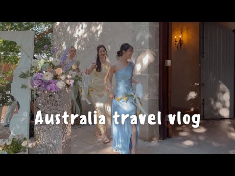 TRAVEL VLOG✈️ | 跟我一起參加好閨蜜的婚禮👰🏻‍♀️人生第一次當伴娘💍 又充實又完美的一天🩵 墨爾本超美的結婚場地💒