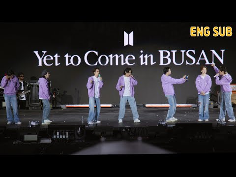 [ENG SUB]BTS 방탄소년단(지민생축+앞으로활동계획)JIMIN Happy birthday+future plans (closingment) Yet to Come in BUSAN