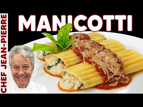 Manicotti Pasta Stuffed with Cheese! | Chef Jean-Pierre