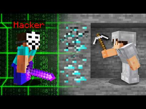 Surviving a Hacker Hunter in Minecraft...