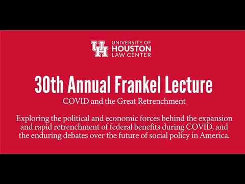 The 30th Annual Frankel Lecture | COVID and the Great Retrenchment with Samuel R. Bagenstos