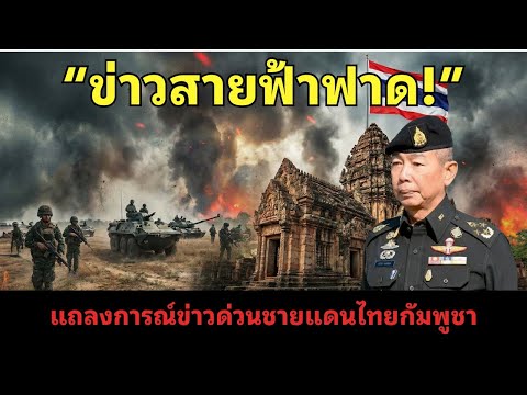 ข่าวร้อนวันนี้ 18/12 | ข่าวด่วนชายแดนไทย-กัมพูชา ล่าสุด ยึดปราสาทตาควาย-อานม้า  – โลกใน 10 นาที
