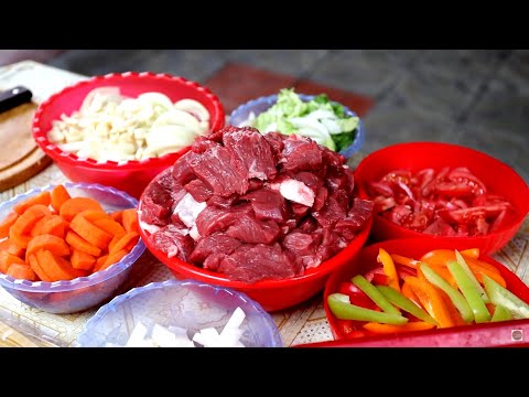 Готовим ЛАГМАН в КАЗАНЕ на КОСТРЕ. 100% ВКУСНО!