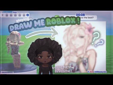 Drawing people in DRAW ME ROBLOX !! 🎨