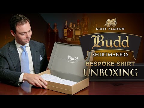 Unboxing My First Bespoke Shirt From Budd Shirtmakers | Kirby Allison