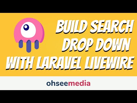 How to build a search drop down with Laravel Livewire!