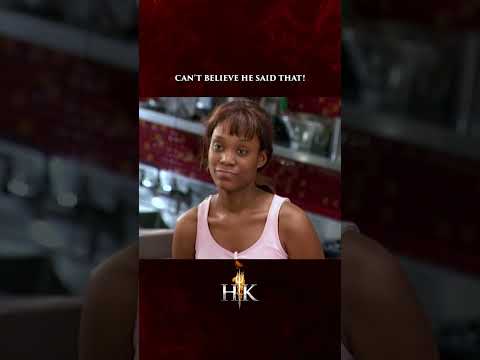 Aaron says a curse word 🤬 #hellskitchen #gordonramsay