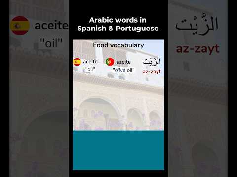 Arabic words in Spanish and Portuguese