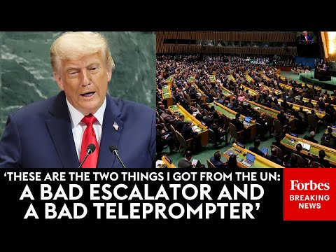 BREAKING NEWS: Trump Absolutely Excoriates The United Nations In Blistering 2025 UNGA Speech