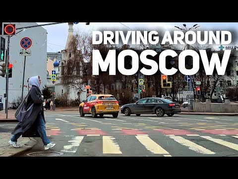 Driving around Moscow [4K] Moscow / February 1, 2025 / 0°C