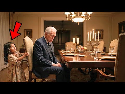 MILLONARIO SIEMPRE COMÍA SOLO... PERO LA HIJA DE LA NIÑERA SE SENTÓ A SU LADO Y LE HIZO UNA PREGUNTA