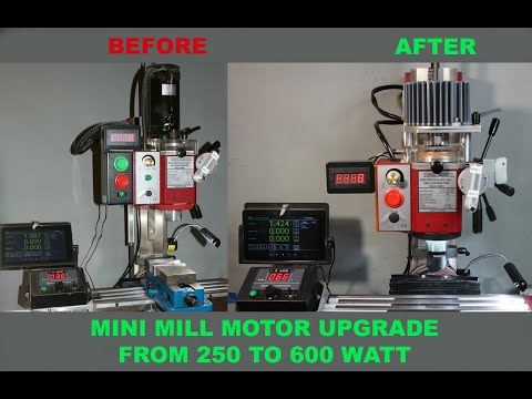 Harbor Freight Mini Mill brushless motor upgrade