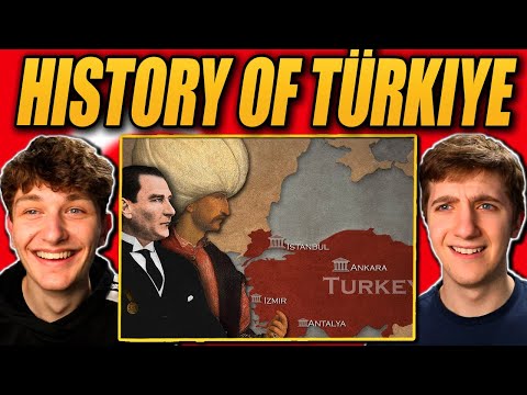 Americans React to The History of Turkey in 10 Minutes