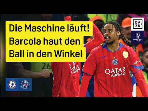 Barcola mit Knaller-Tor: Chelsea - Paris Saint-Germain | Achtelfinale | UEFA Champions League | DAZN