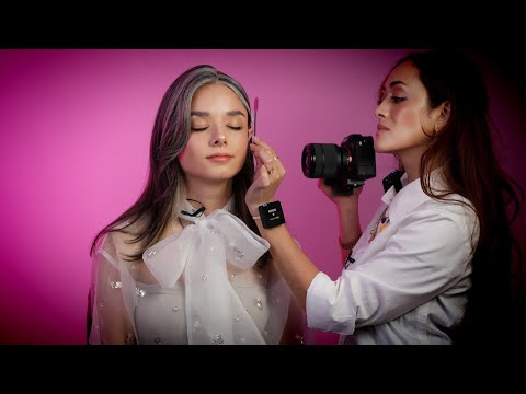 ASMR Photoshoot Micro Finishing Touches | Perfectionist Styling, Hair, Makeup & Clothing Adjustments