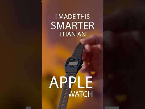 Converting a #casio to a #smartwatch. Not sponsored. Just excited about this mod from @OlleeWatch