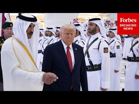 WATCH: Arrival Ceremony Held For Trump By Qatari Emir Sheikh Tamim bin Hamad Al Thani